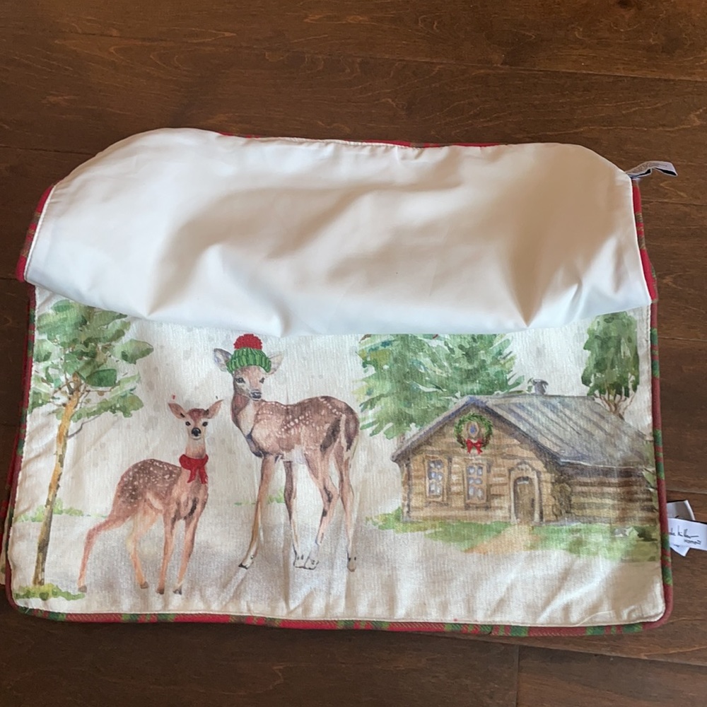 Nicole Miller Christmas Tree Reindeer Placemats 4